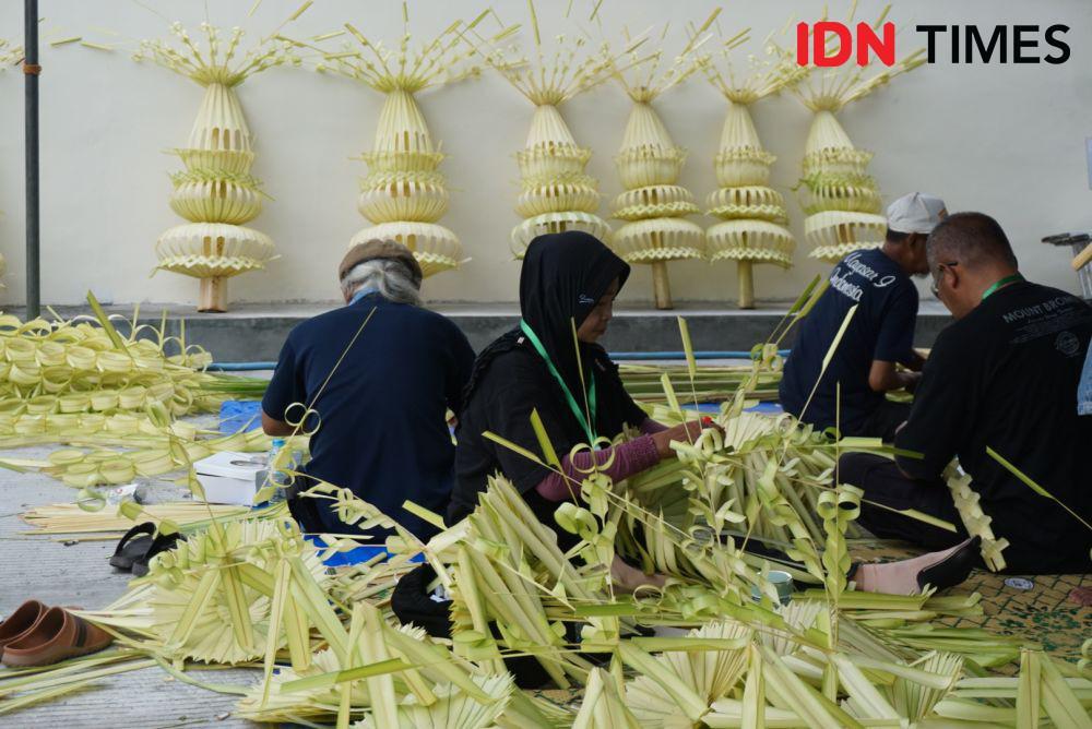 Mengintip Persiapan Dekorasi Dhaup Ageng Pura Pakualaman