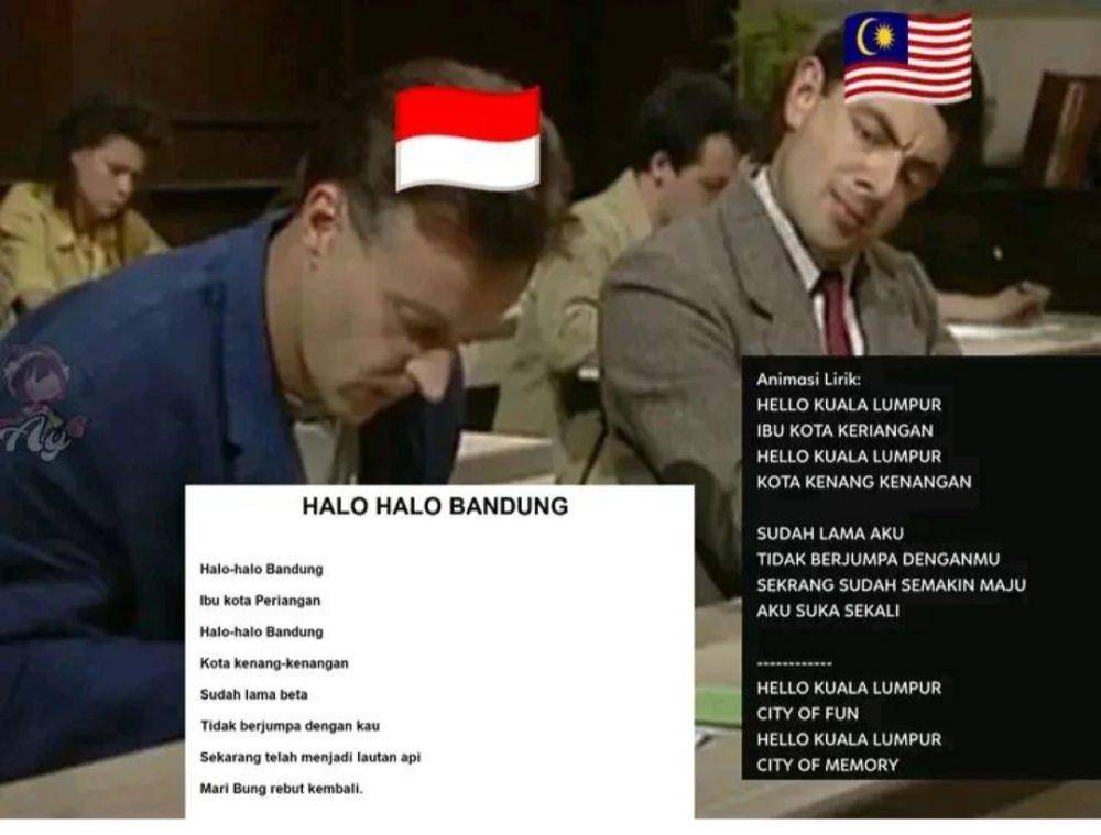 meme Mr. Bean (instagram.com/majelis_humor_indonesia)