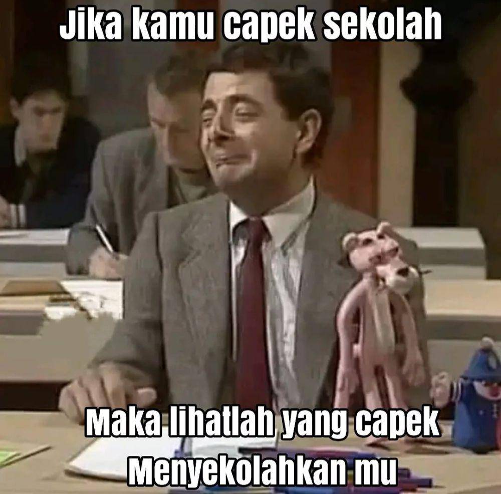 meme Mr. Bean (instagram.com/jemang.mim)