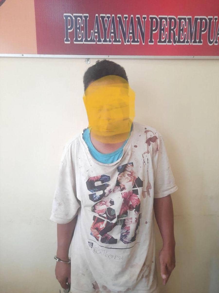 Pelaku inisial OA (36) yang diduga menyetubuhi anak 15 tahun di Lombok Utara. (dok. Istimewa)