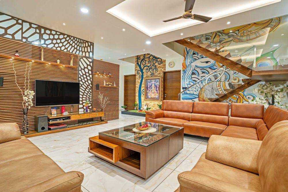 ilustrasi ruang tamu dengan sofa klasik (pexels.com/Souranshi Fashion and Lifestyle Magazine)
