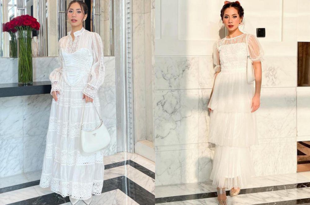 7 Koleksi White Dress ala Abel Cantika, Looks Classy!