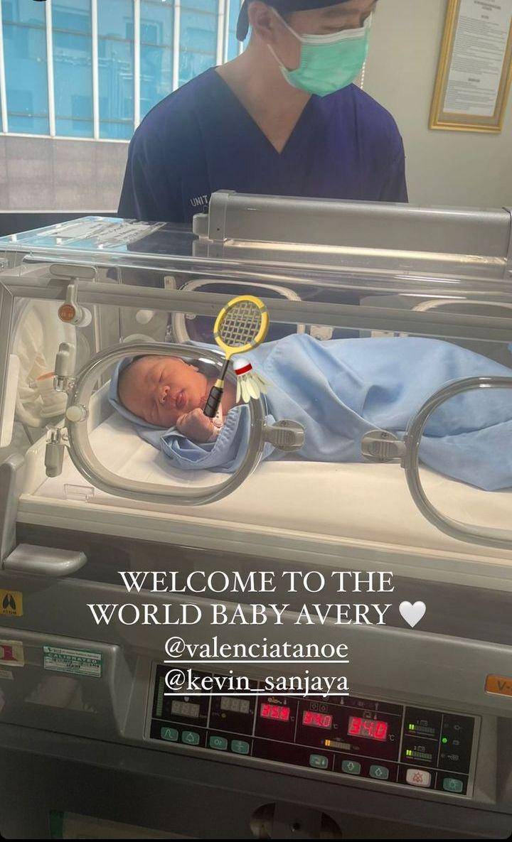 Potret baby Avery (Instagram.com/clarissatanoe)