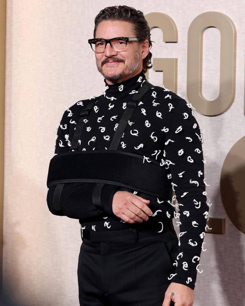 Potret Pedro Pascal di Golden Globes 2024 (instagram.com/itboytrends)
