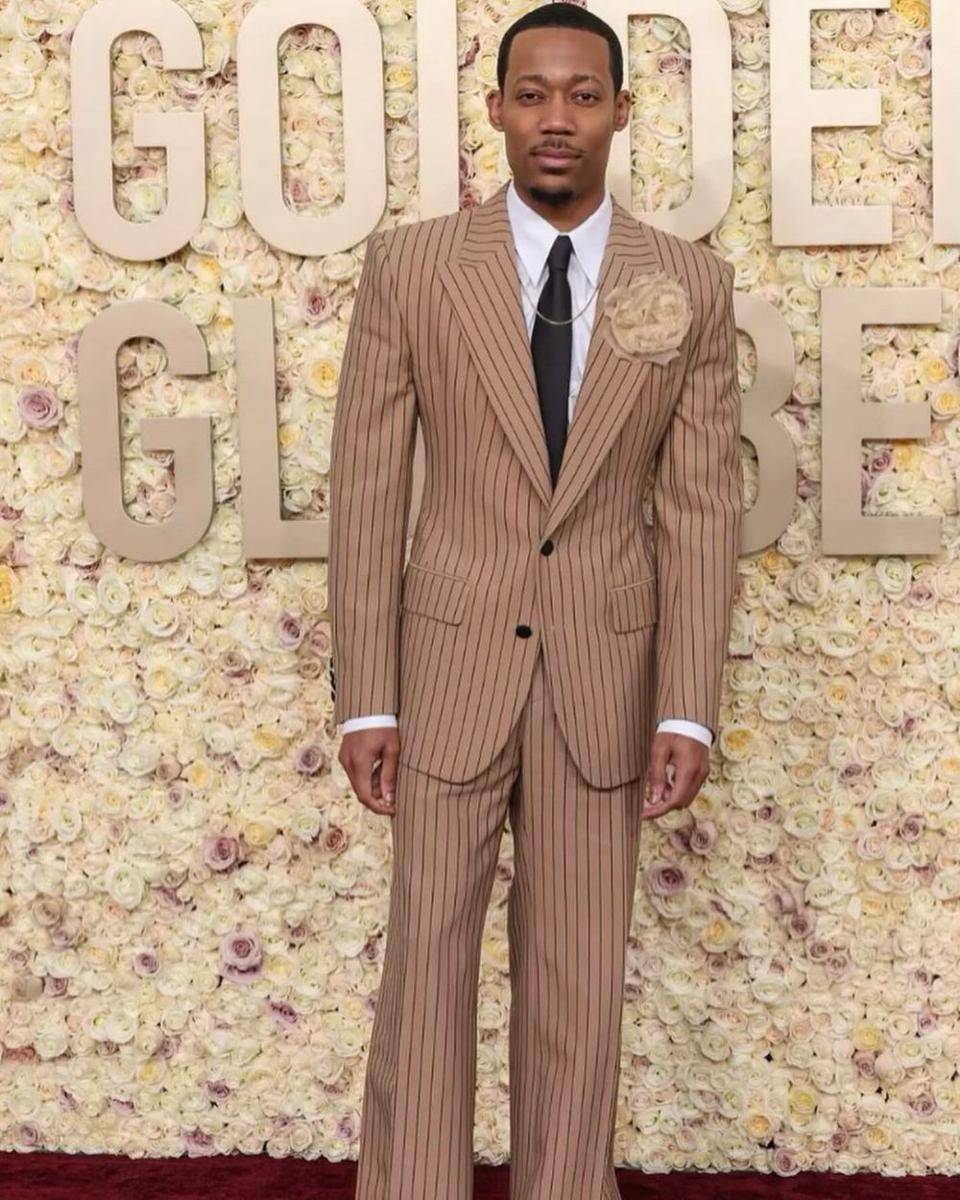 Potret Tyler James di Golden Globes 2024 (instagram.com/willtylerjames)