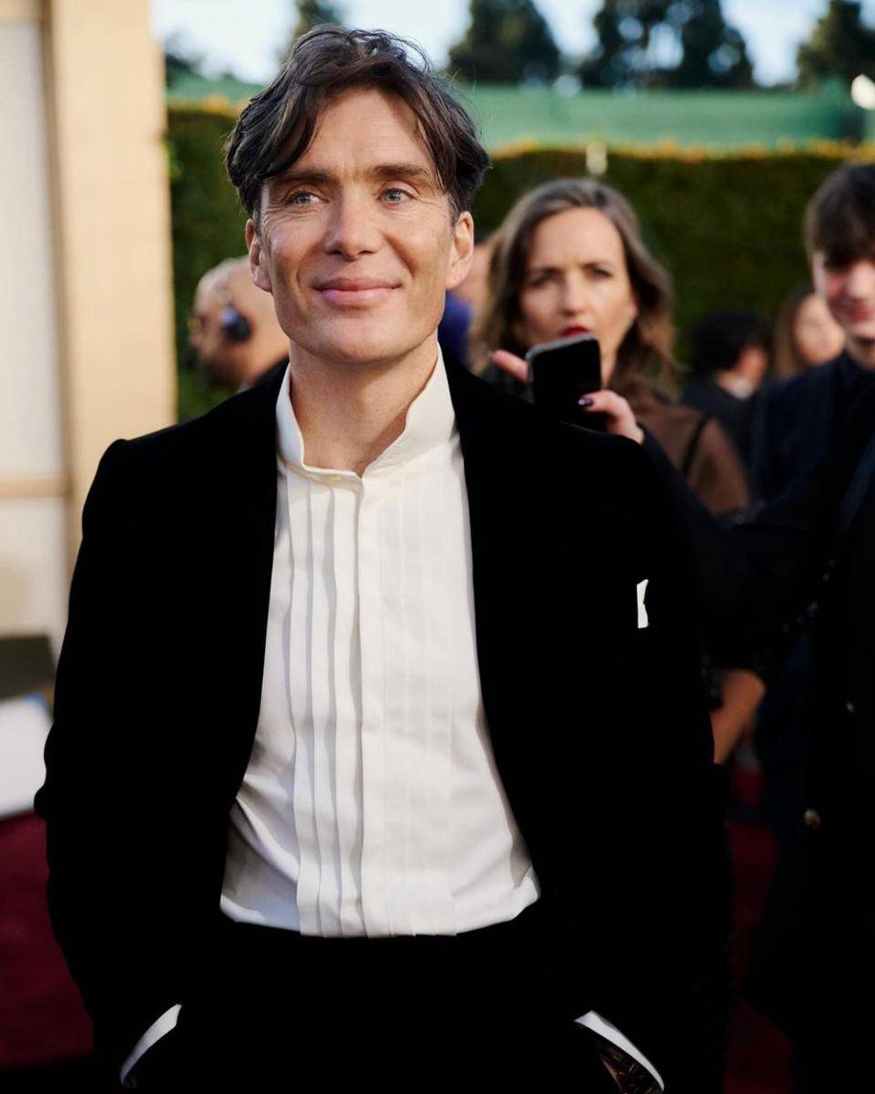 Potret Cillian Murphy di Golden Globes 2024 (instagram.com/goldenglobes)