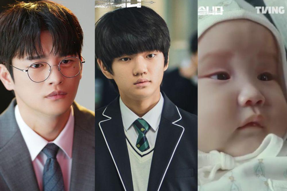 Seo In Guk, Kim Kang Hoon, dan bayi di Death's Game (instagram.com/storyjcompany | instagram.com/tving.official)