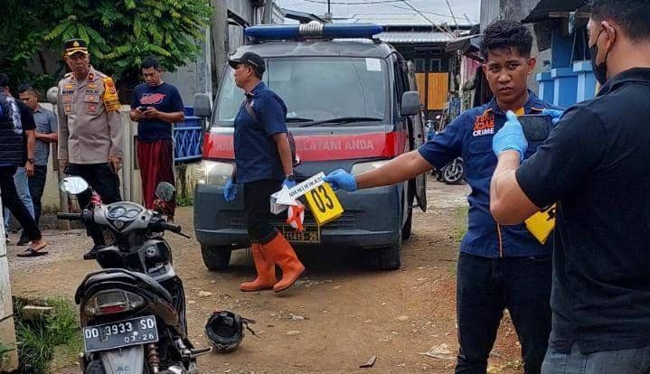 Seorang pria asal Maros tewas ditikam di Makassar, Senin (8/1/2024)/Istimewa