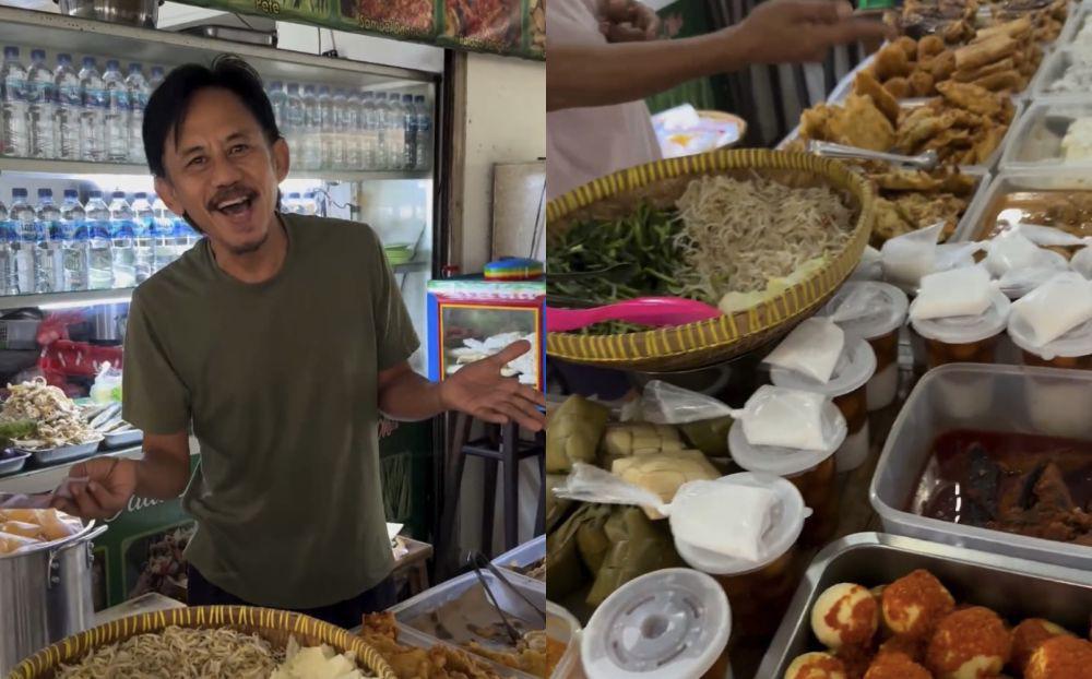 8 Potret Epy Kusnandar Banting Setir Jual Makanan di Kantin Apartemen