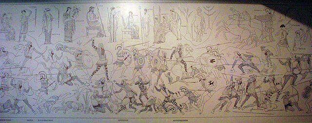 ilustrasi pertempuran marathon (Wikimedia.org/Tilemahos Efthimiadis)