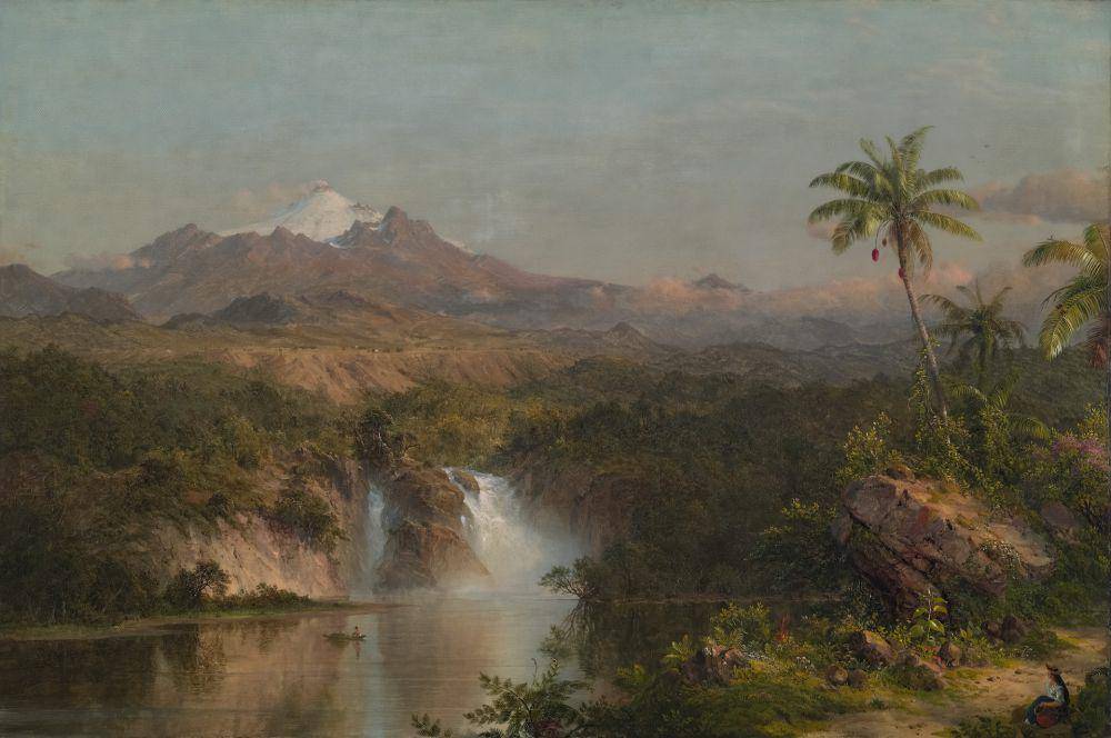 ilustrasi hutan hujan tropis di Antartika (unsplash.com/Art Institute of Chigago)