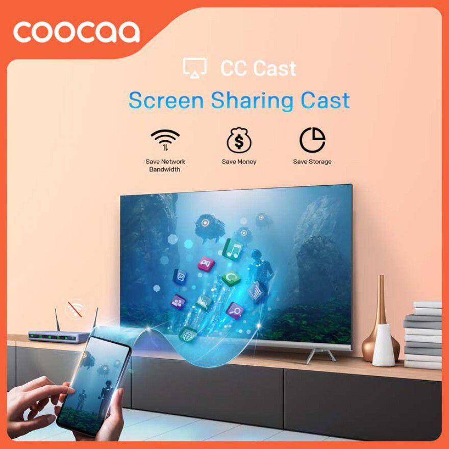 COOCAA 43 inch Digital Smart TV (Model : Coocaa 43S3U) (tokopedia.com/Coocaa Official Store)
