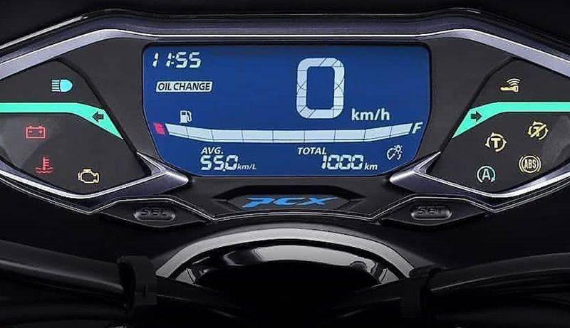 ilustrasi speedometer Honda PCX (facebook.com/Astra Motor Sriwijaya)