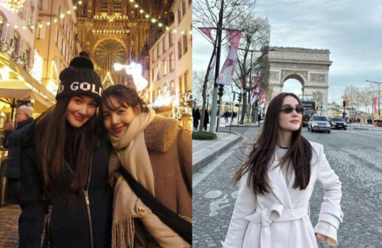 8 Potret Diana Flipo Liburan di Paris, Janjian sama Lisa BLACKPINK