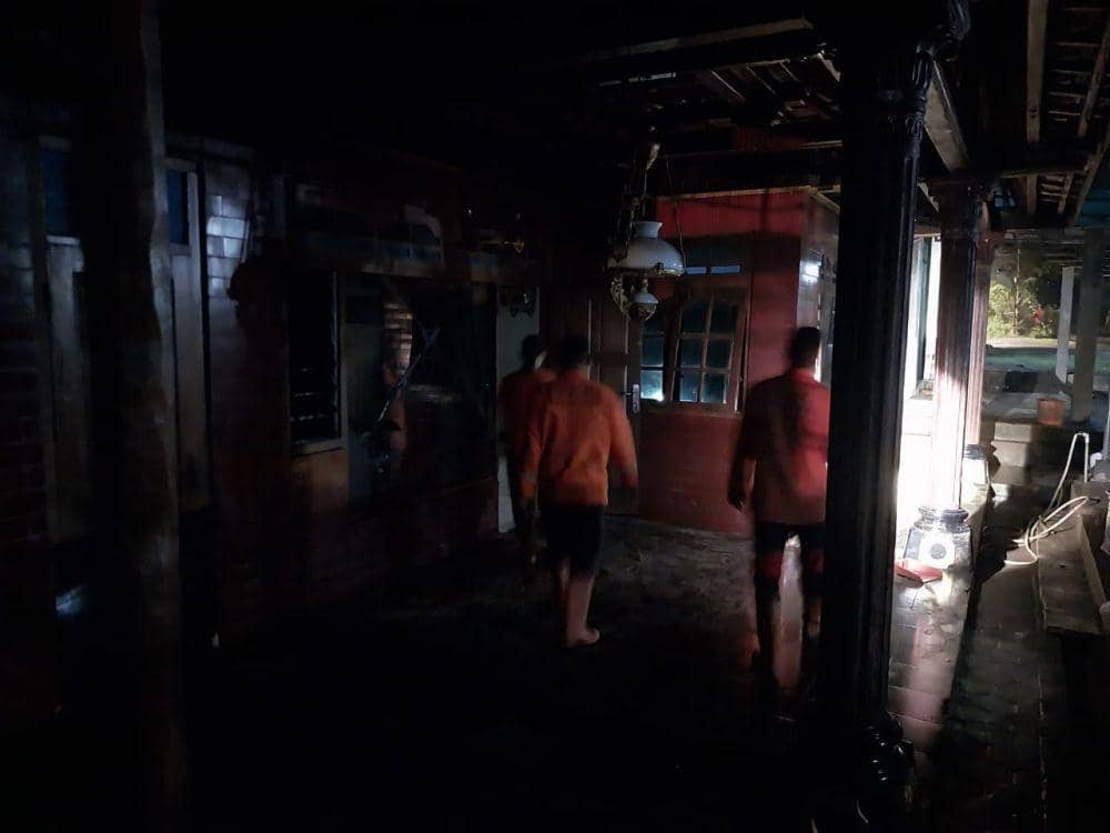 Rumah di Imogiri Bantul diterjang banjir. (Dok. BPBD Bantul)