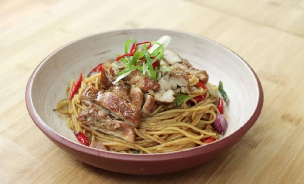 Resep Spaghetti Oriental ala Resto Pizza Hut, Gurih Manisnya Lezat!