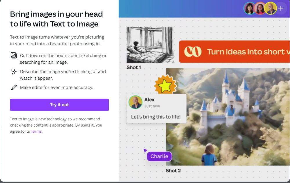 potret tampilan magic media (canva.com)