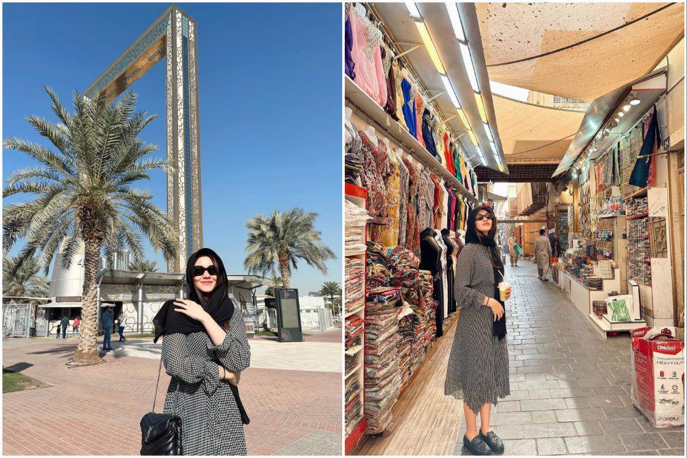10 Potret Aaliyah Massaid Liburan ke Dubai, Ajak Keluarga Tercinta!