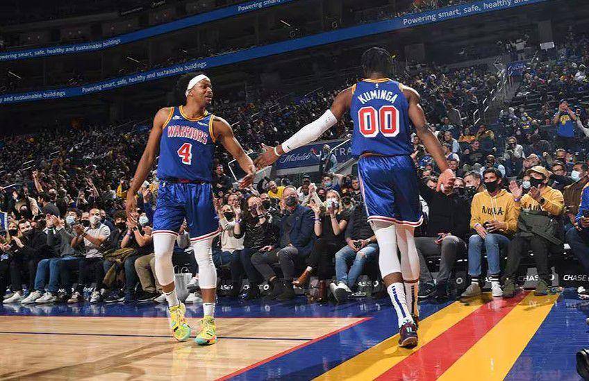 Moses Moody dan Jonathan Kuminga (nba.com/warriors)