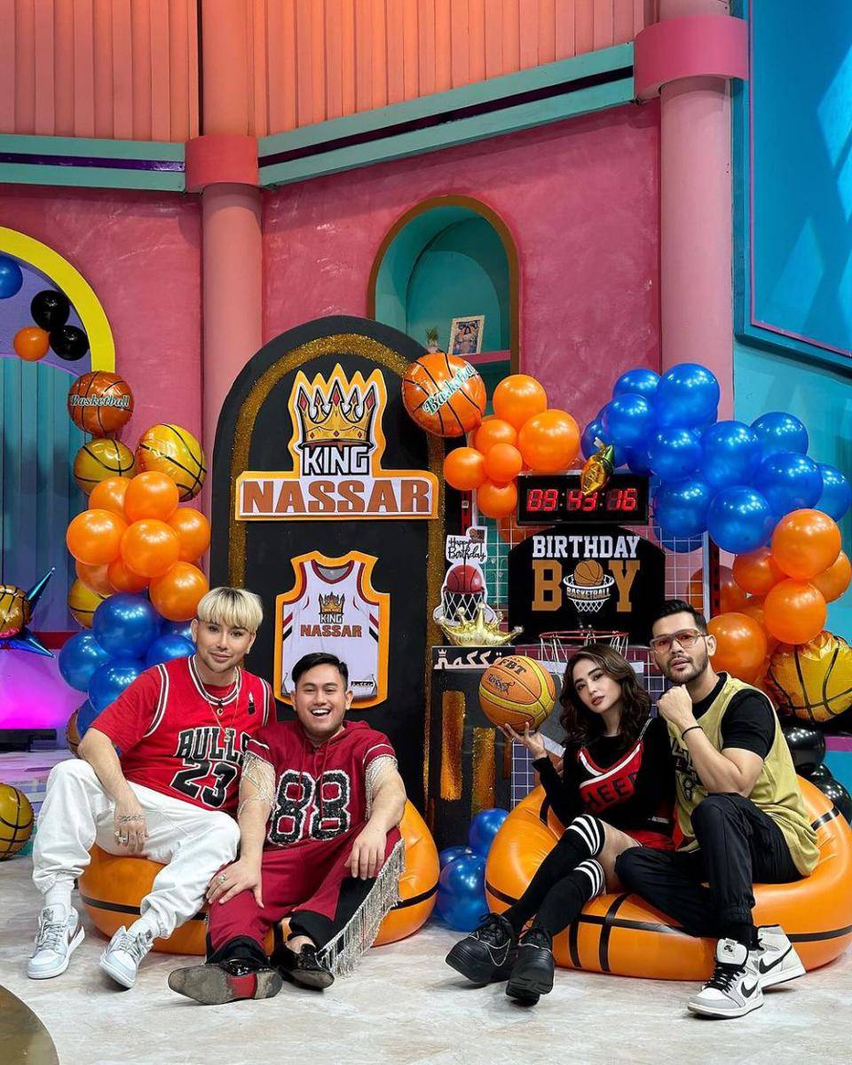 potret ultah Nassar di Pagi-Pagi Ambyar (instagram.com/carendelano)