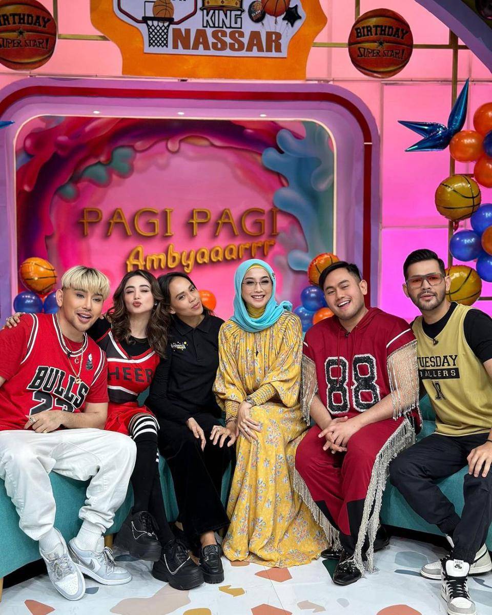 potret ultah Nassar di Pagi-Pagi Ambyar (instagram.com/carendelano)