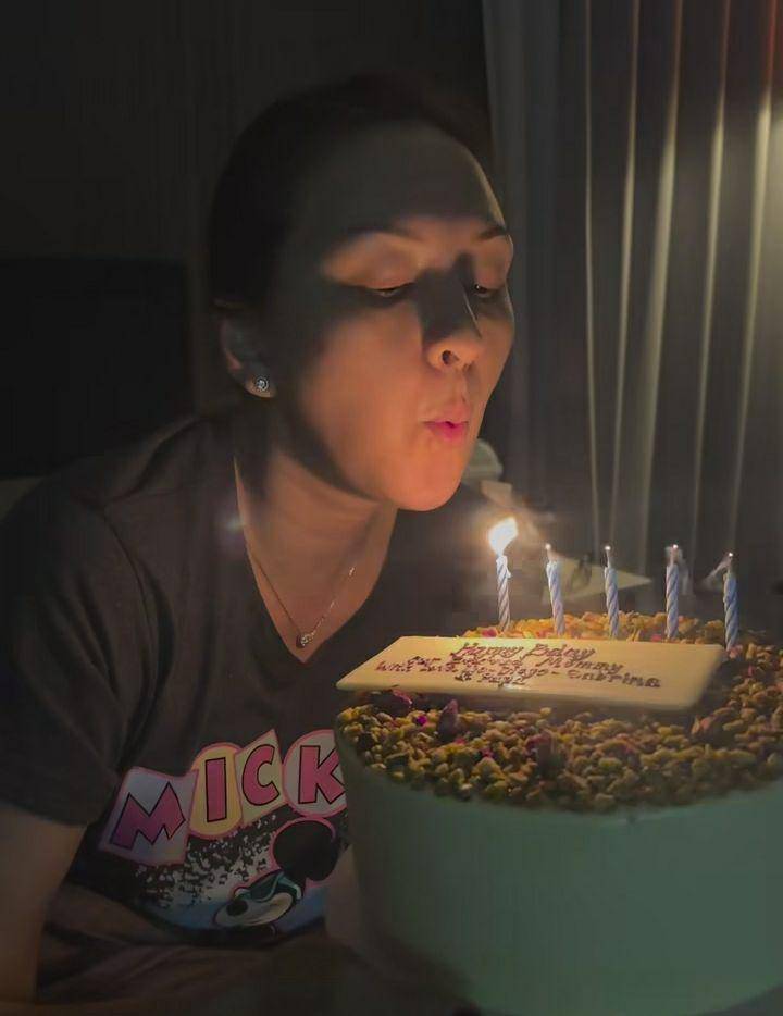 potret kejutan ultah Donna Agnesia yang ke-45 tahun (instagram.com/darius_sinathrya)