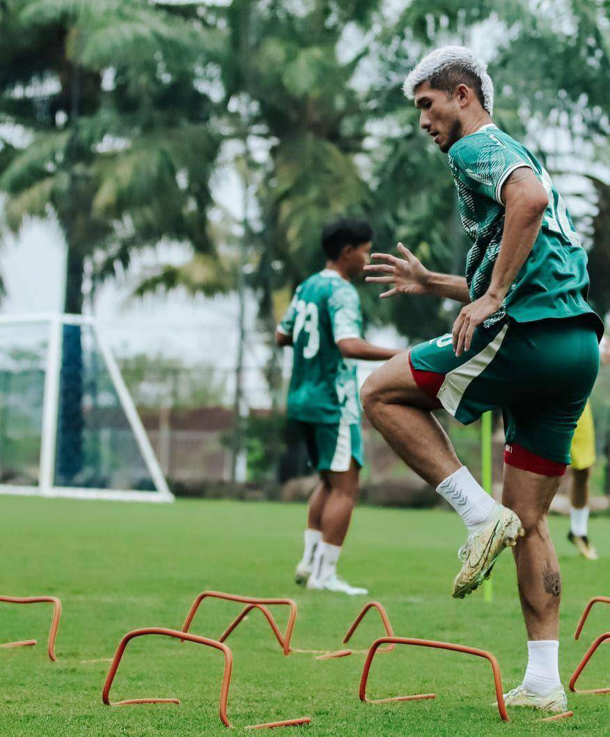 Penggawa PSS Sleman berlatih (Instagram/pssleman)
