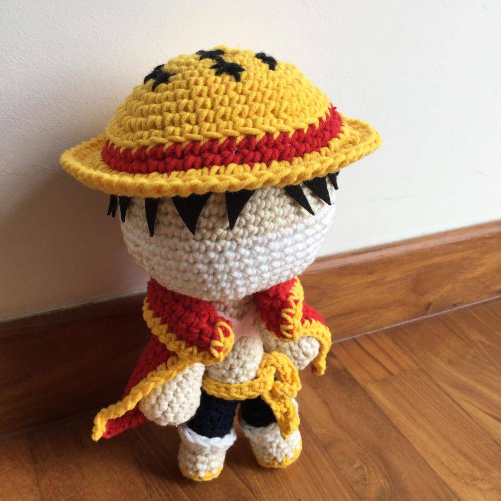 potret rajutan tangan bertema One Piece (reddit.com/user/vluriemcflurry)
