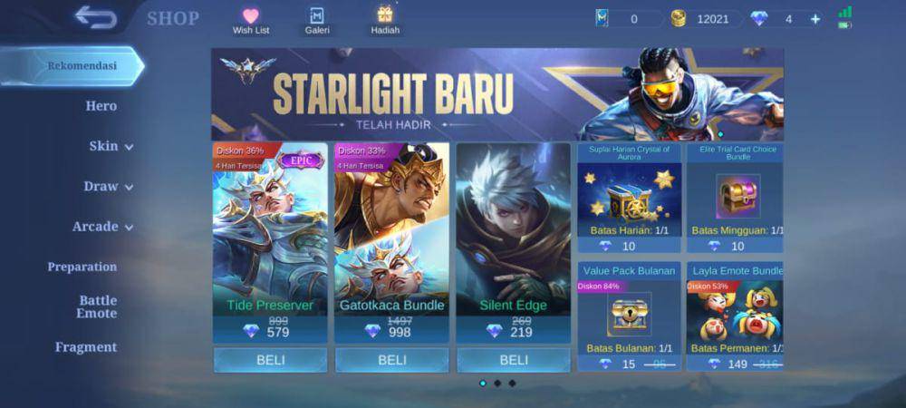 skin epic 'Tide Preserver' Gatotkaca di MLBB (dok. Moonton/Mobile Legends)