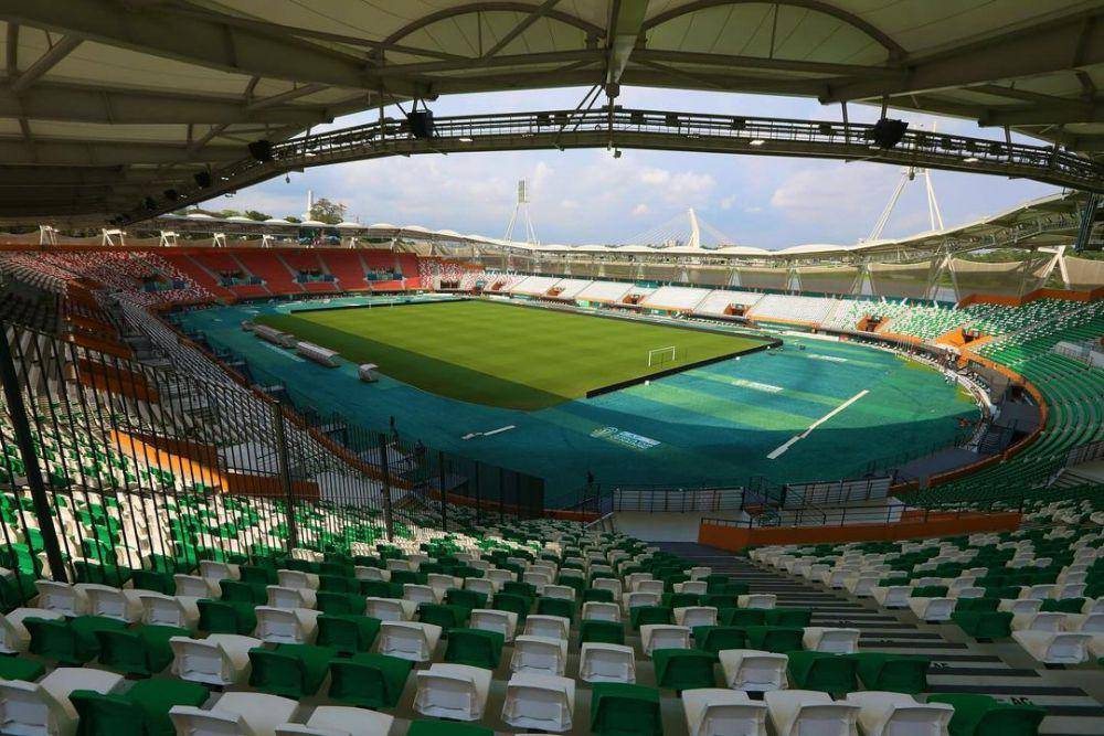 tampak dalam Stade Félix Houphouët Boigny (instagram.com/caf_online)