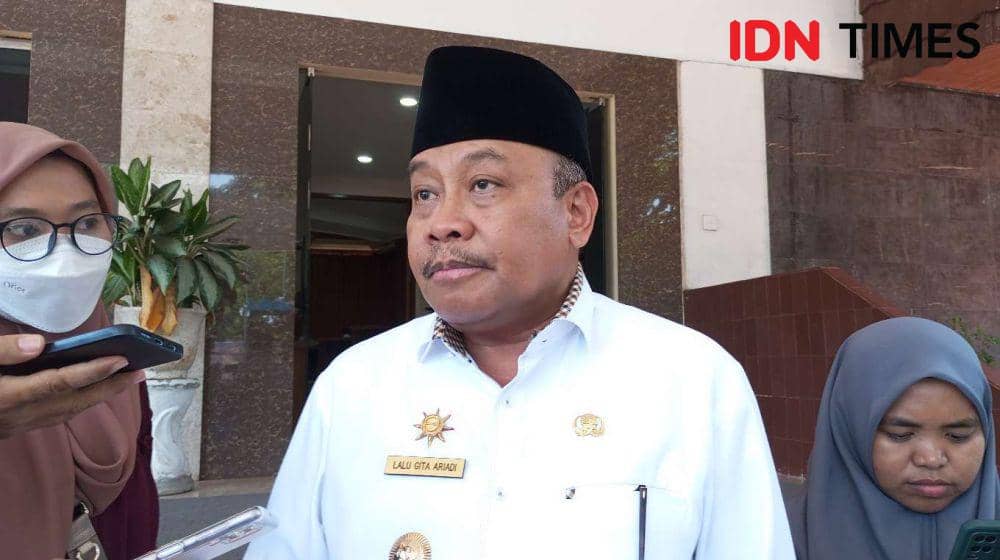Pj Gubernur NTB Lalu Gita Ariadi. (IDN Times/Muhammad Nasir)