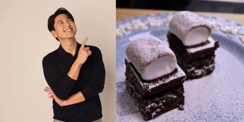brownies marshmallow rice cooker ala Ryu Soo Young (instagram.com/suyoung_ryu)
