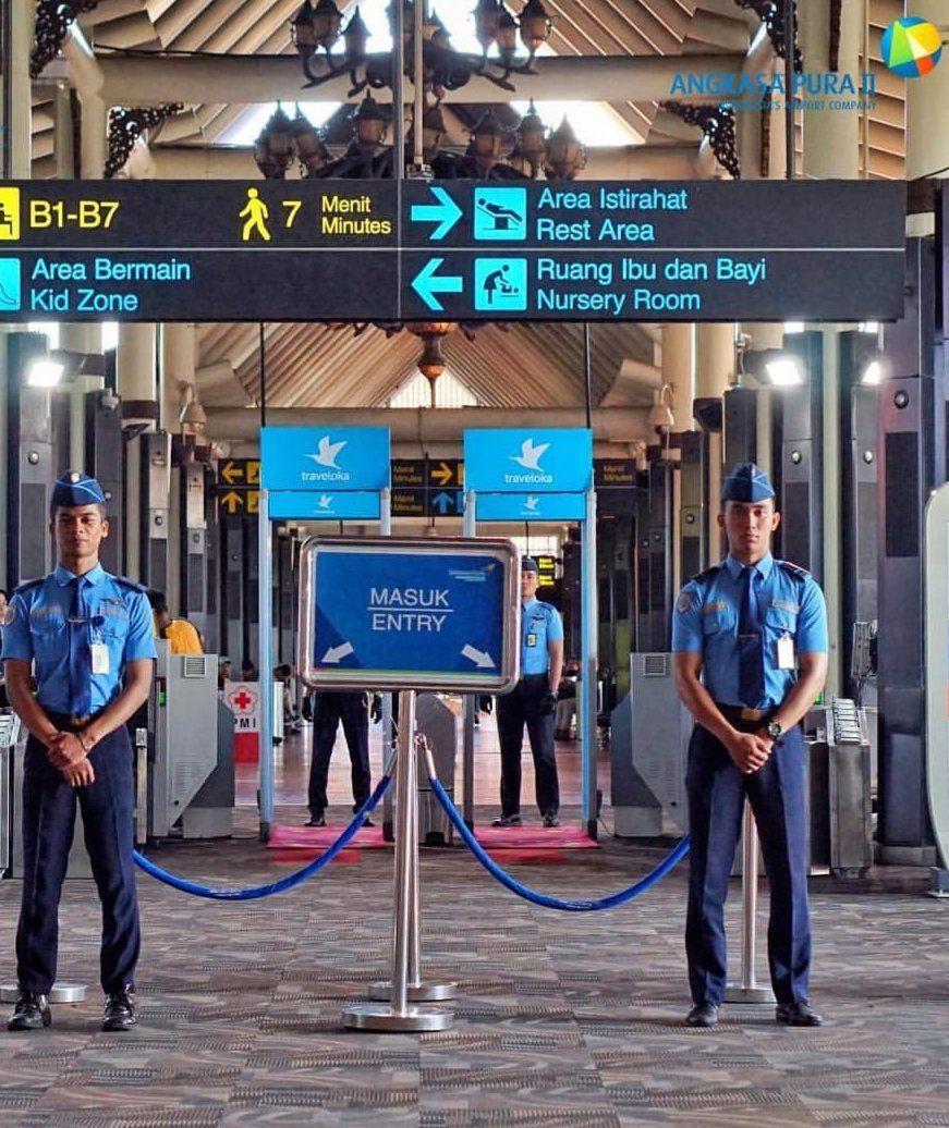 Ilustrasi access control point di Bandara Soekarno-Hatta (twitter.com/AngkasaPura_2)