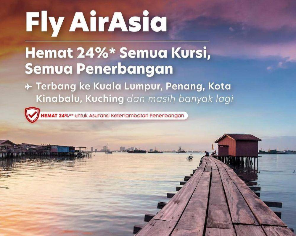 Promo AirAsia 2024 diskon 24% untuk semua rute penerbangan (instagram.com/flyairasia.id)