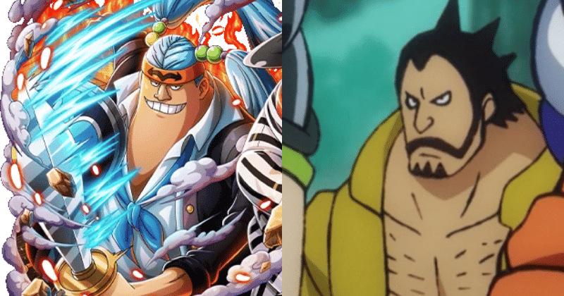 Ganryu dari Bajak Laut Spade dan Ganryu dari Bajak Laut Roger. (Toei Animation/One Piece)