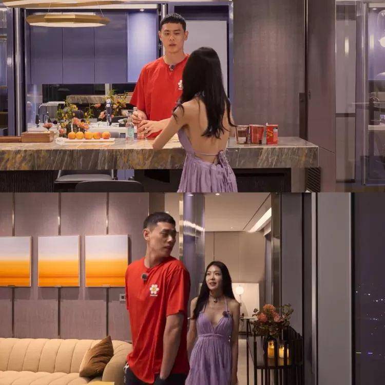 piama ungu Min Ji di Single's Inferno 3 (Dok. Netflix)
