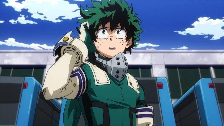 Izuku Midoriya di Boku no Hero (dok. Bones/Boku no Hero Academia)