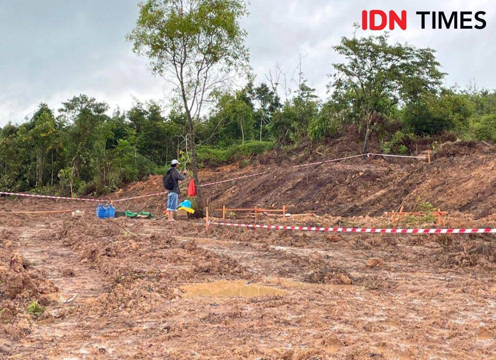Lokasi lahan pembangunan empat rumah contoh bagi warga terdampak relokasi investasi Rempang Eco City (IDN Times / Putra Gema Pamungkas)
