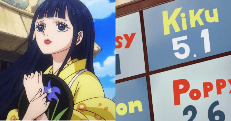 Kiku dari Wano dan Kiku dari Amazon Lily. (Toei Animation/One Piece)