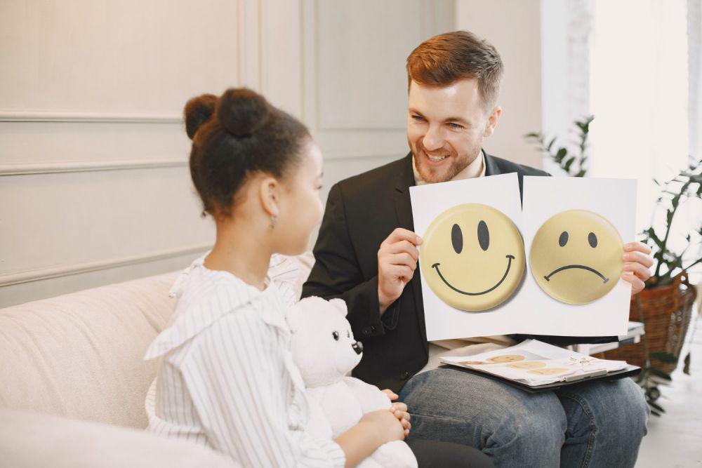 ilustrasi mengenalkan ekspresi emosi (freepik.com/prostooleh)