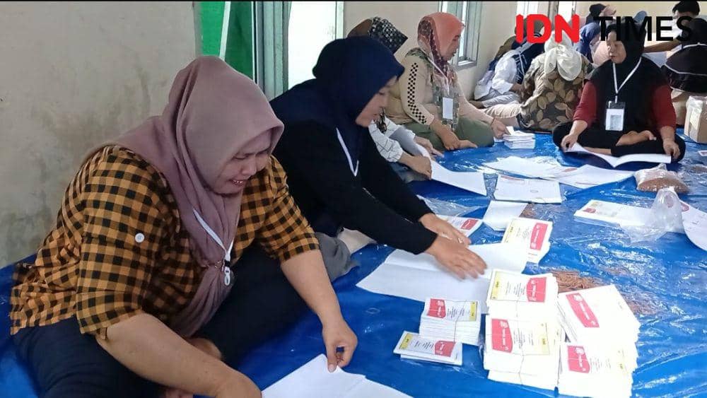 KPU Binjai Temukan 785 Surat Suara Rusak dan Salah Cetak