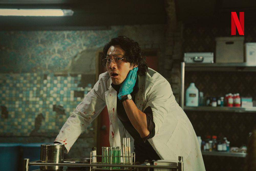 cuplikan film Badland Hunters (instagram.com/netflixkr)