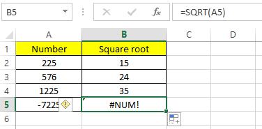 #NUM pada cell Excel (dok.pribadi/Reyvan Maulid)