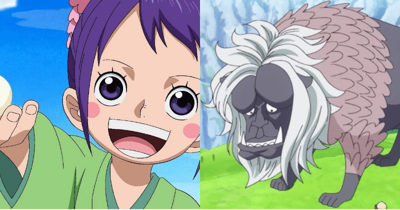 Tama dari Wano dan Tama (Sphinx). (Toei Animation/One Piece)