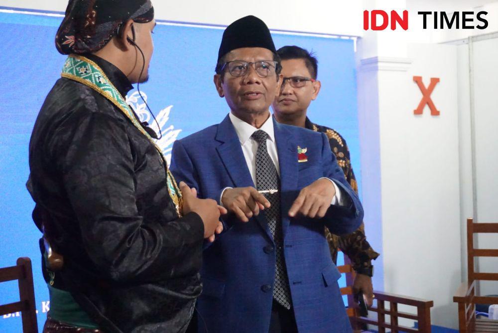 Mahfud MD hadir dalam akad nikah Dhaup Ageng putra bungsu Adipati Pakualaman. (IDN Times/Herlambang Jati Kusumo)