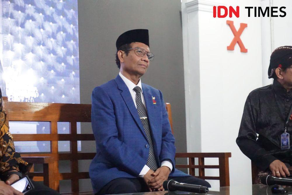 Mahfud MD hadir dalam akad nikah Dhaup Ageng putra bungsu Adipati Pakualaman. (IDN Times/Herlambang Jati Kusumo)