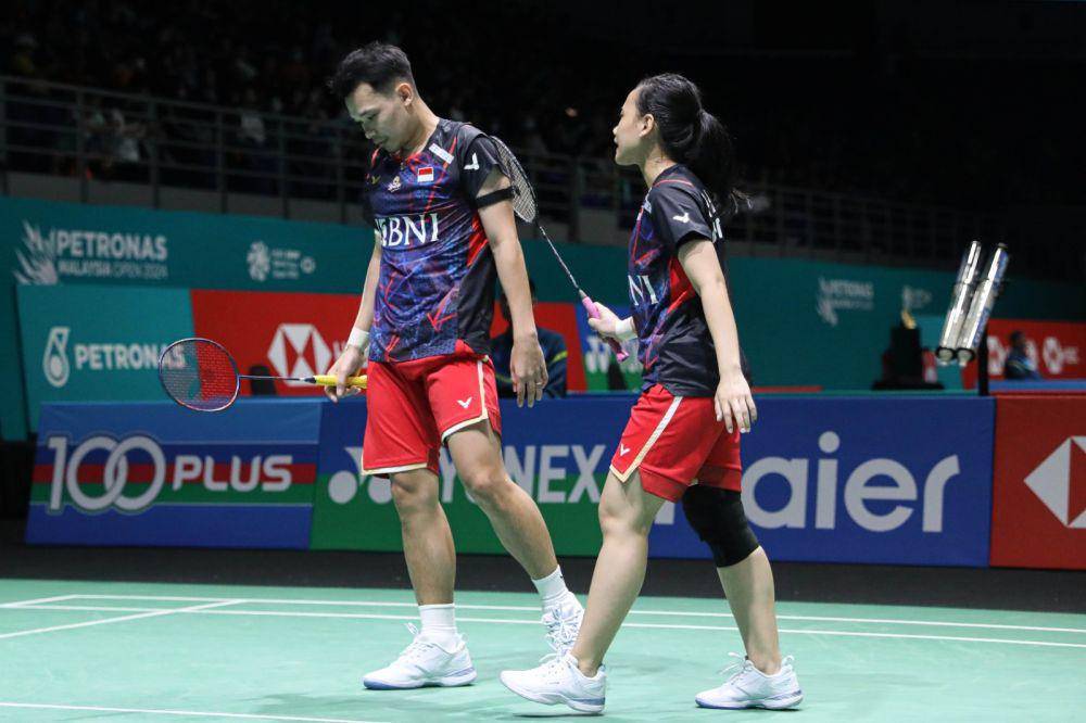 Rinov Rivaldy/Pitha Haningtyas Mentari di babak 32 besar Malaysia Open 2024 (dok. PP PBSI)