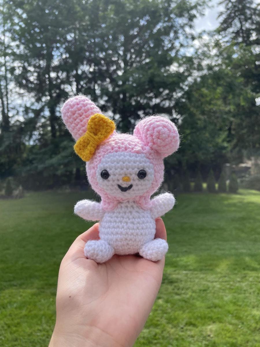 potret rajutan tangan bentuk My Melody (reddit.com/user/tallupastar)