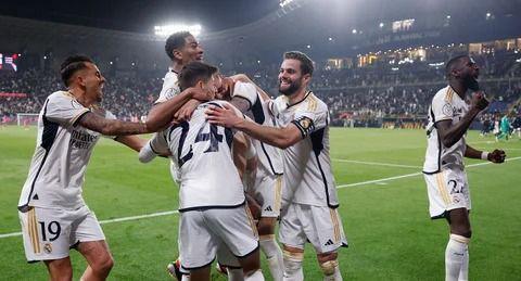 Real Madrid ke final Piala Super Spanyol usai kalahkan Atletico Madrid, Kamis (11/1/2024). (realmadrid.com).