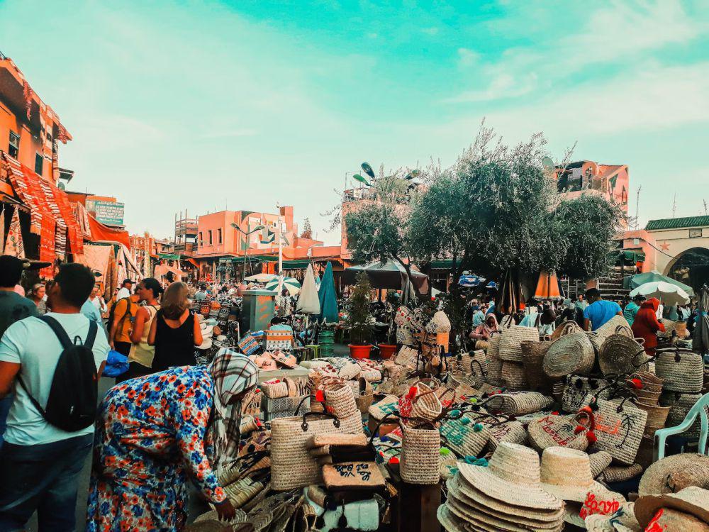 potret Jemaa El Fna Square (unsplash.com/Abdelhamid Azoui)